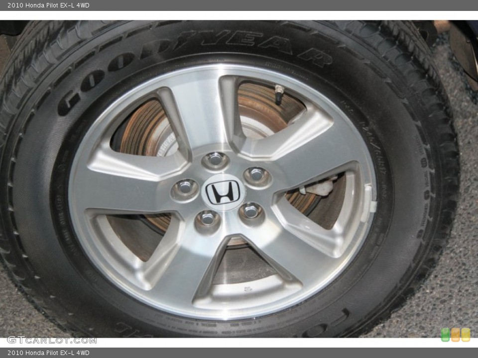2010 Honda Pilot EX-L 4WD Wheel and Tire Photo #74295794