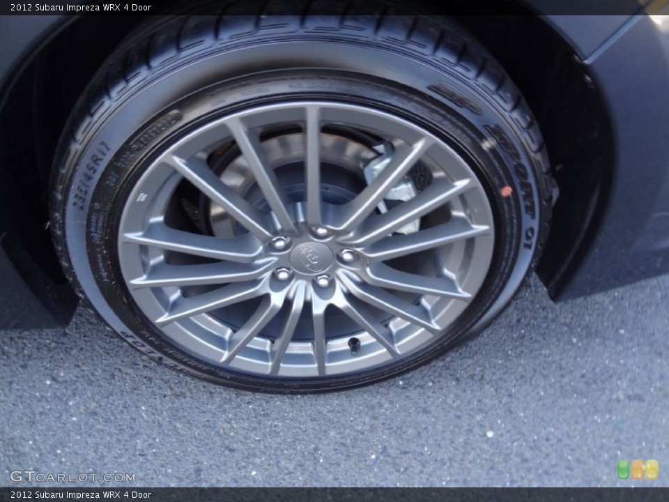 2012 Subaru Impreza WRX 4 Door Wheel and Tire Photo #74298508