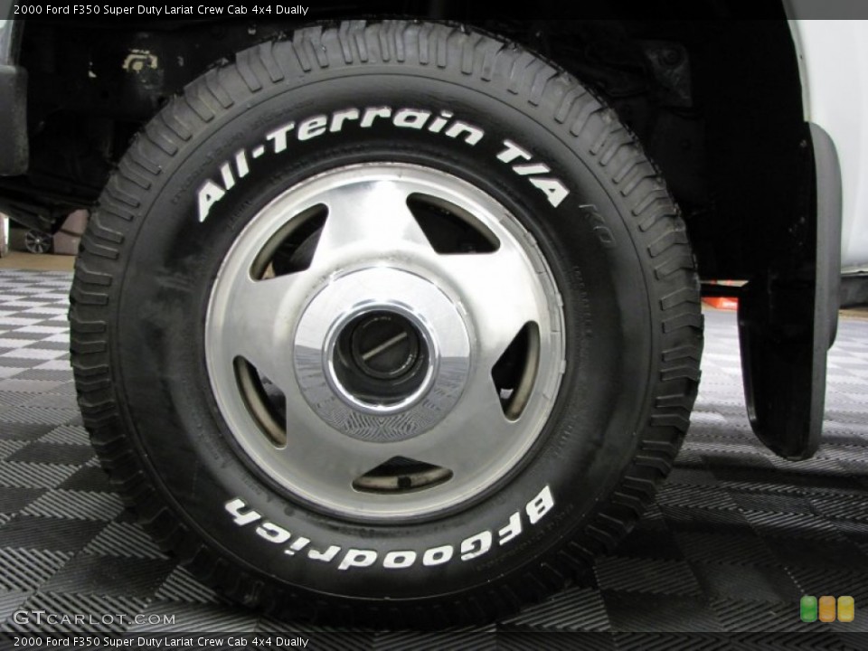 2000 Ford F350 Super Duty Lariat Crew Cab 4x4 Dually Wheel and Tire Photo #74301370