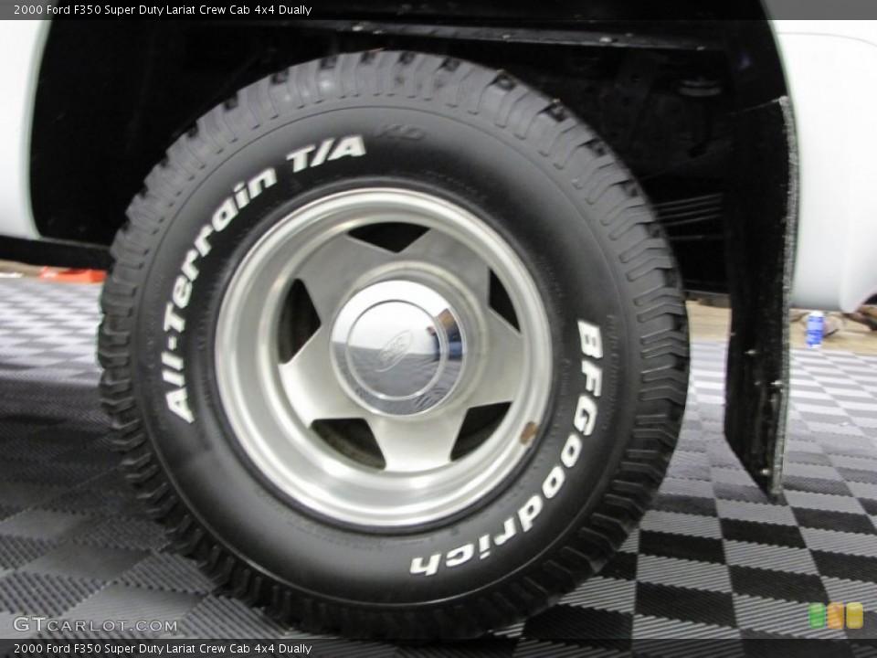 2000 Ford F350 Super Duty Lariat Crew Cab 4x4 Dually Wheel and Tire Photo #74301389