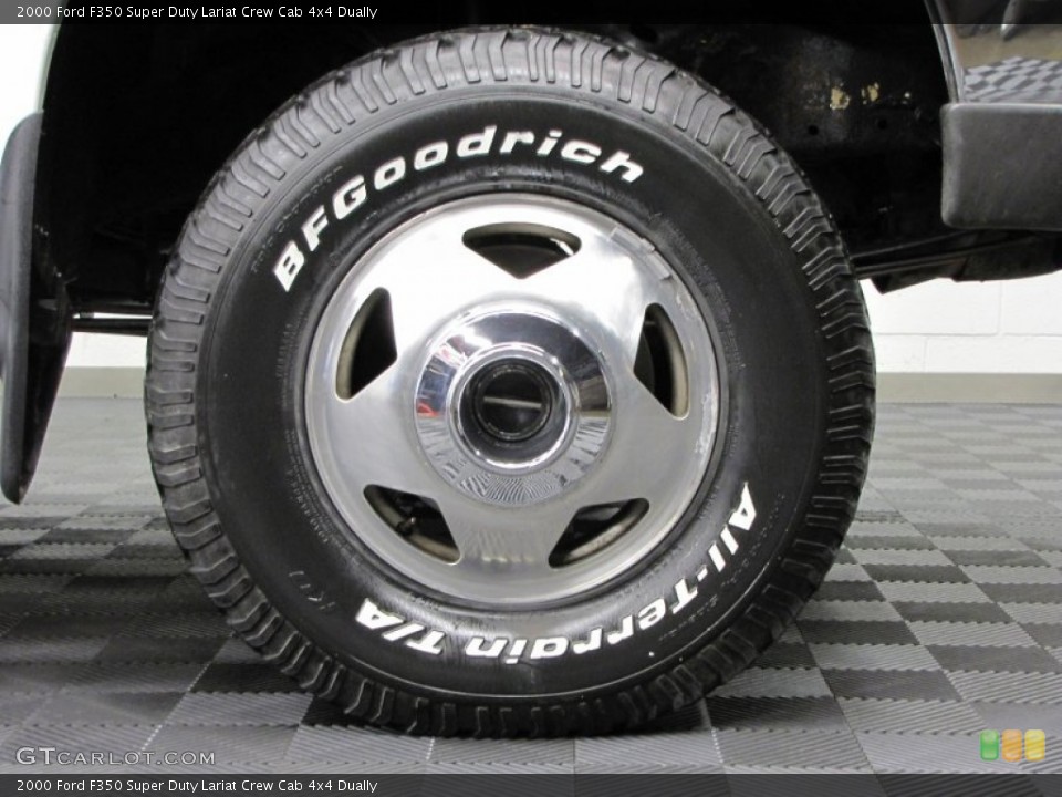 2000 Ford F350 Super Duty Lariat Crew Cab 4x4 Dually Wheel and Tire Photo #74301409