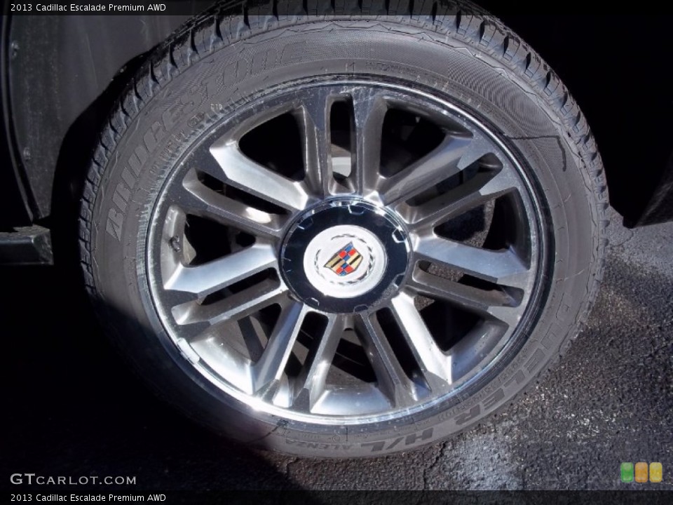 2013 Cadillac Escalade Premium AWD Wheel and Tire Photo #74301550