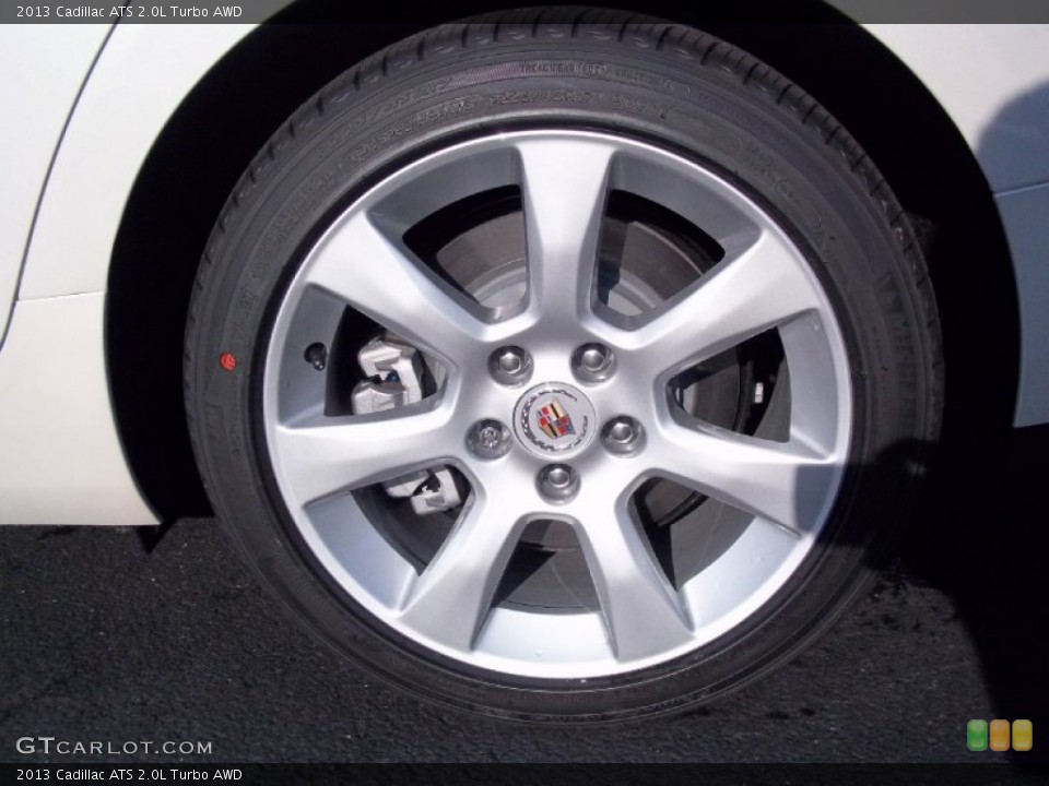 2013 Cadillac ATS 2.0L Turbo AWD Wheel and Tire Photo #74301804