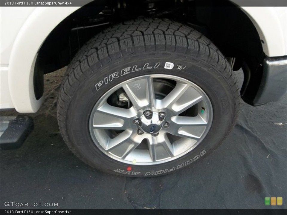 2013 Ford F150 Lariat SuperCrew 4x4 Wheel and Tire Photo #74309204