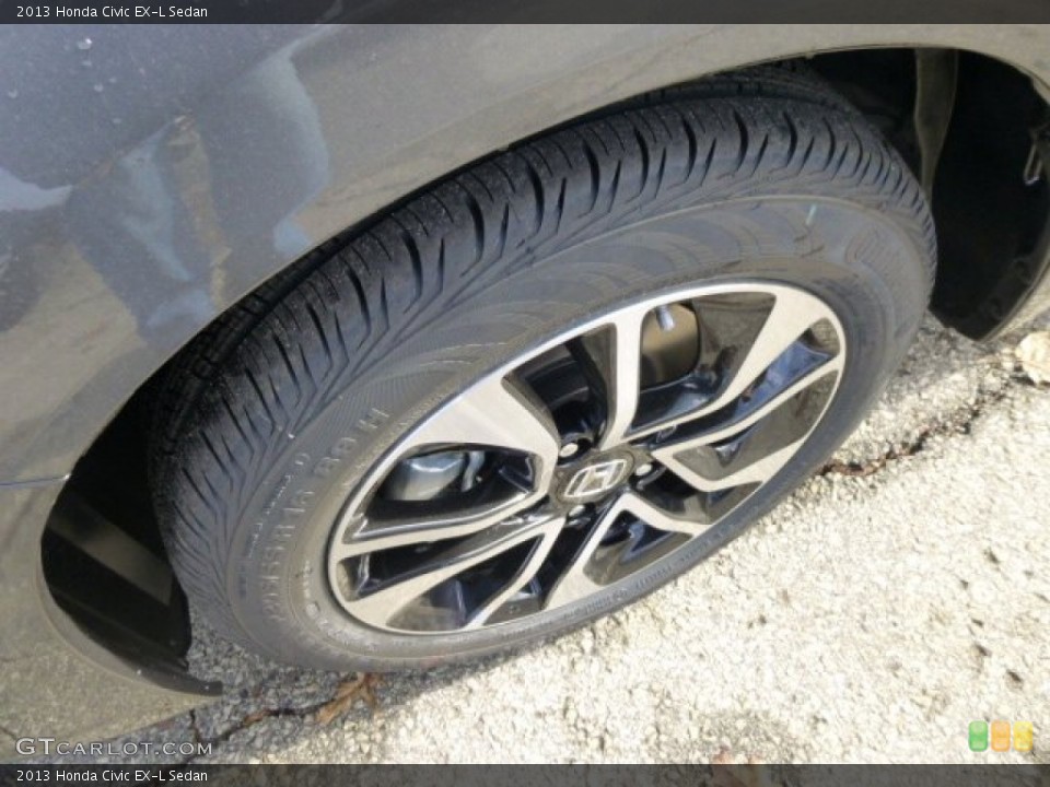 2013 Honda Civic EX-L Sedan Wheel and Tire Photo #74310242