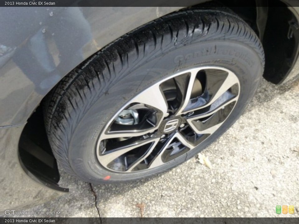 2013 Honda Civic EX Sedan Wheel and Tire Photo #74310703