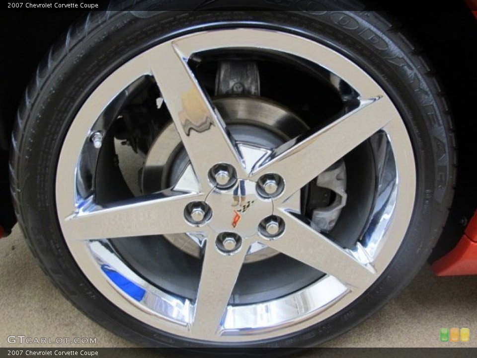 2007 Chevrolet Corvette Coupe Wheel and Tire Photo #74311649