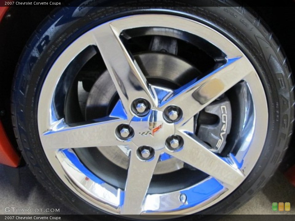 2007 Chevrolet Corvette Coupe Wheel and Tire Photo #74311700
