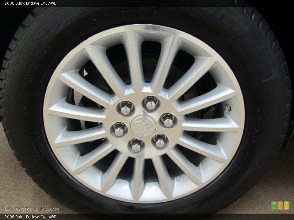 2008 Buick Enclave CXL AWD Wheel and Tire Photo #74312430