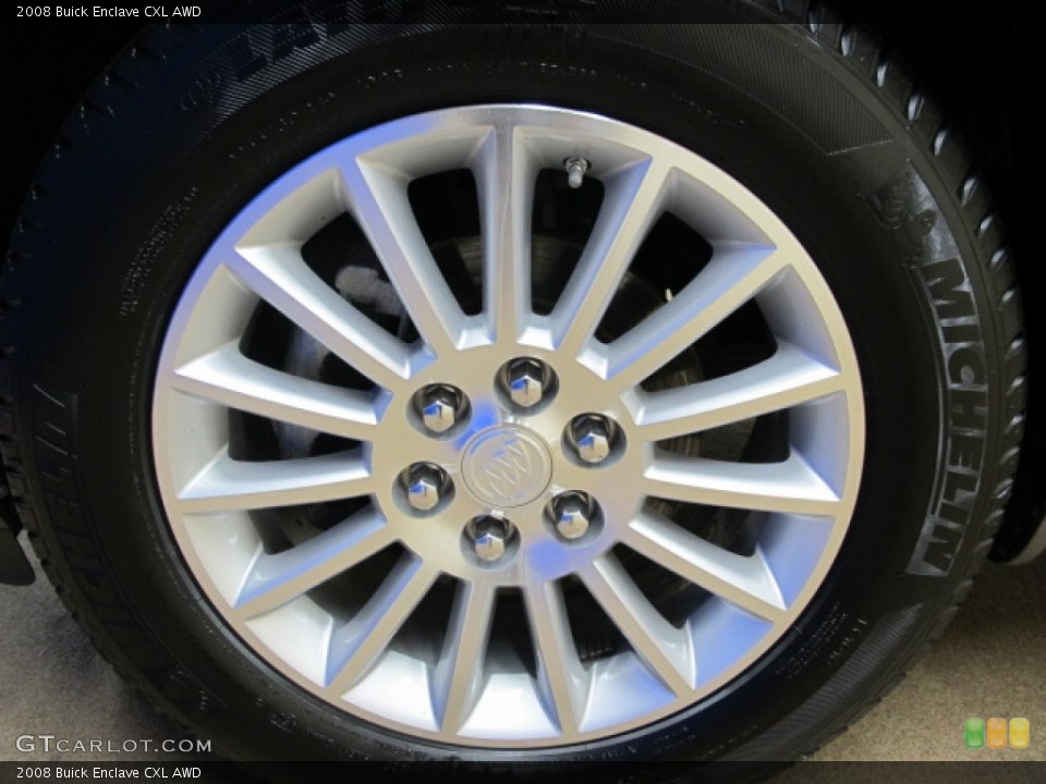 2008 Buick Enclave CXL AWD Wheel and Tire Photo #74312486