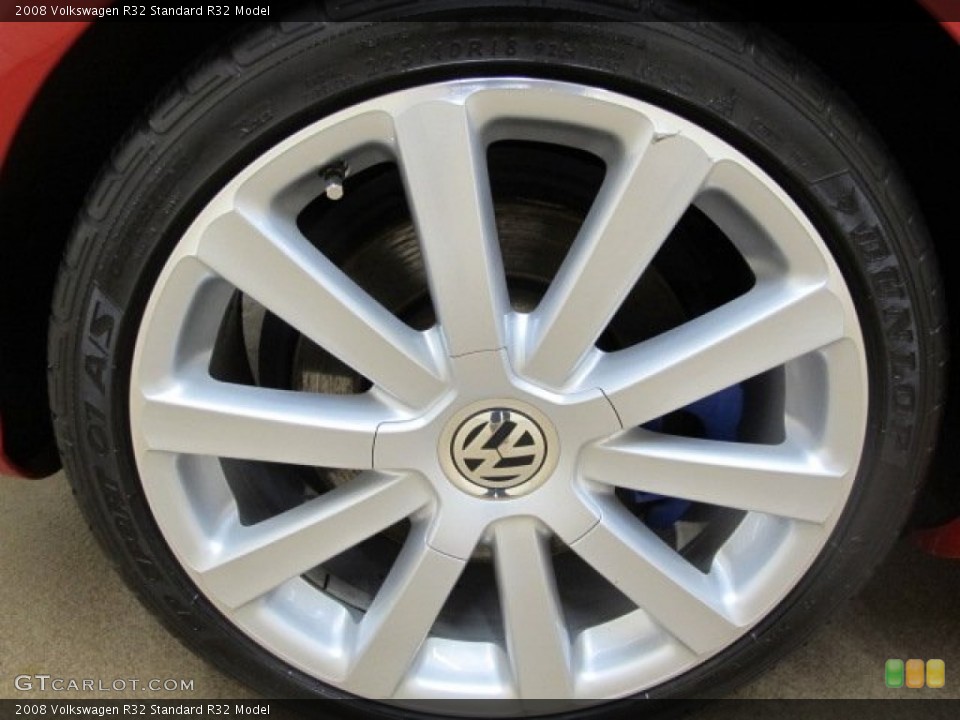 2008 Volkswagen R32  Wheel and Tire Photo #74313446