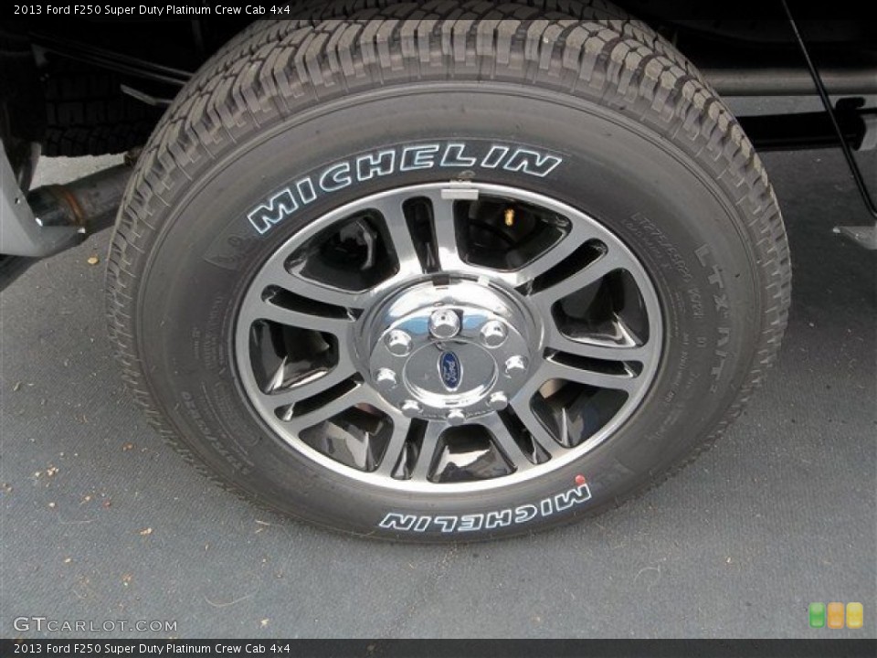 2013 Ford F250 Super Duty Platinum Crew Cab 4x4 Wheel and Tire Photo #74314832
