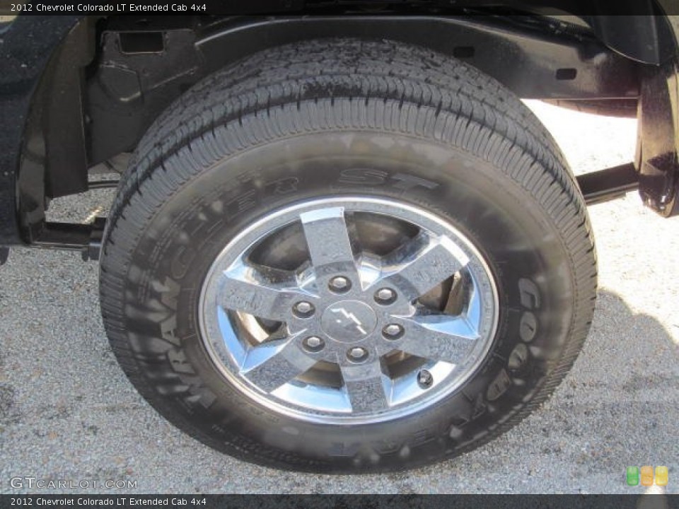 2012 Chevrolet Colorado LT Extended Cab 4x4 Wheel and Tire Photo #74315937