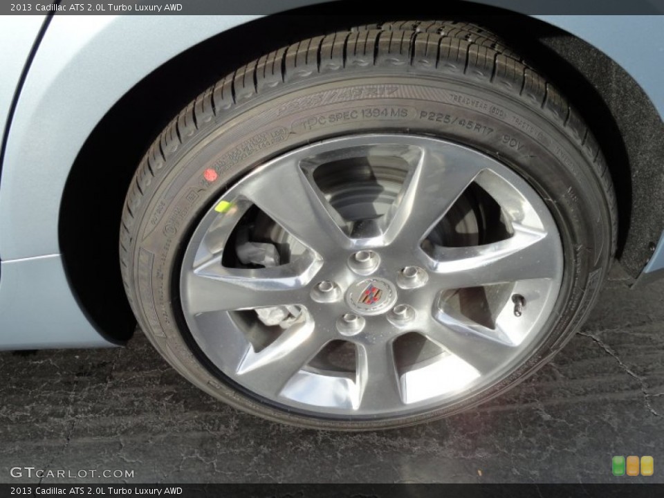 2013 Cadillac ATS 2.0L Turbo Luxury AWD Wheel and Tire Photo #74318036