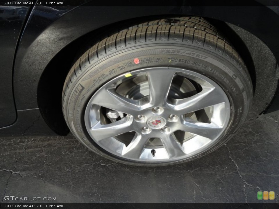 2013 Cadillac ATS 2.0L Turbo AWD Wheel and Tire Photo #74318588