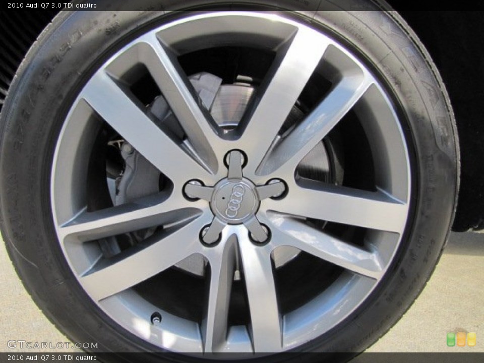2010 Audi Q7 3.0 TDI quattro Wheel and Tire Photo #74322634
