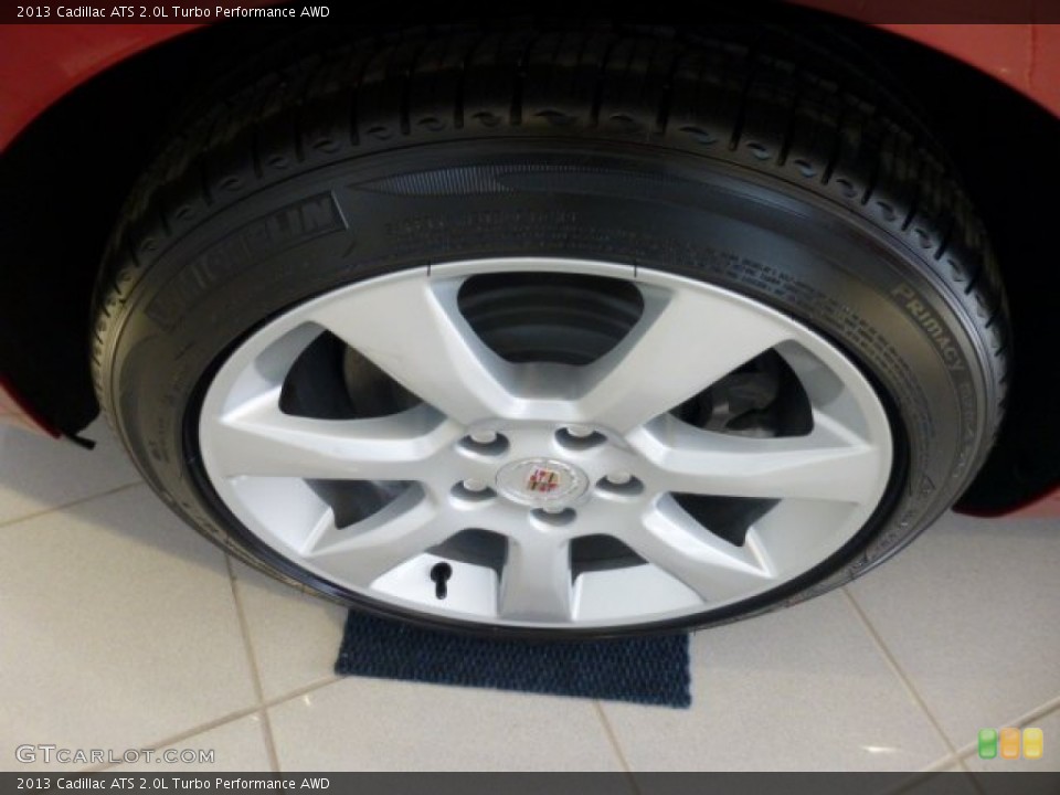 2013 Cadillac ATS 2.0L Turbo Performance AWD Wheel and Tire Photo #74323436