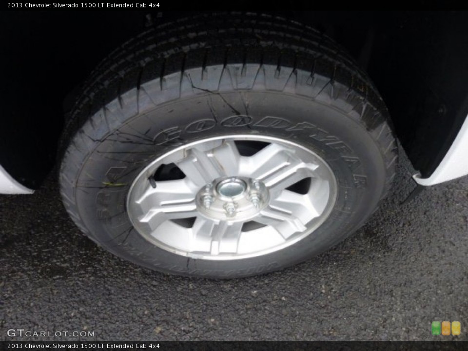 2013 Chevrolet Silverado 1500 LT Extended Cab 4x4 Wheel and Tire Photo #74324621