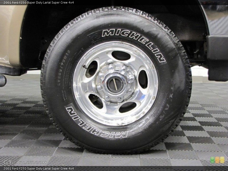 2001 Ford F250 Super Duty Lariat Super Crew 4x4 Wheel and Tire Photo #74324843