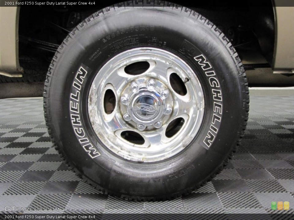 2001 Ford F250 Super Duty Lariat Super Crew 4x4 Wheel and Tire Photo #74324869