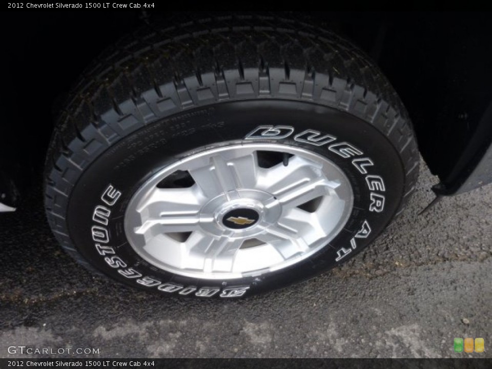 2012 Chevrolet Silverado 1500 LT Crew Cab 4x4 Wheel and Tire Photo #74325062