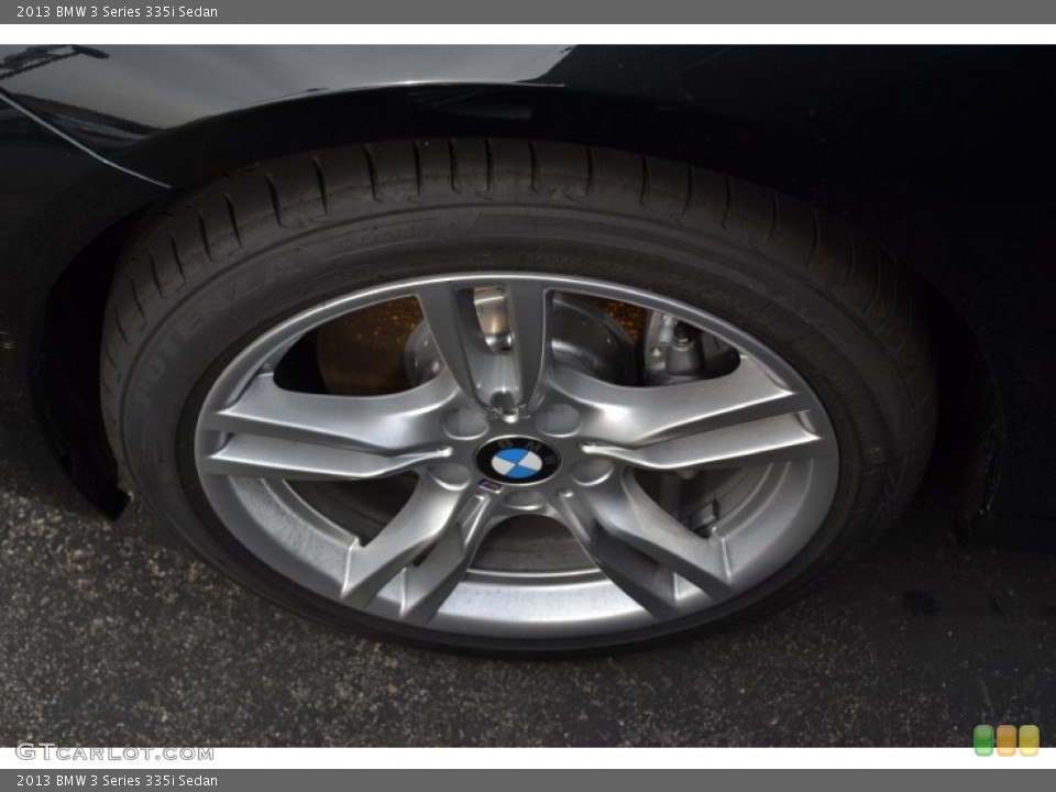 2013 BMW 3 Series 335i Sedan Wheel and Tire Photo #74325893