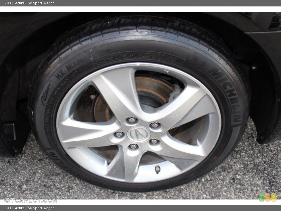 2011 Acura TSX Sport Wagon Wheel and Tire Photo #74326792