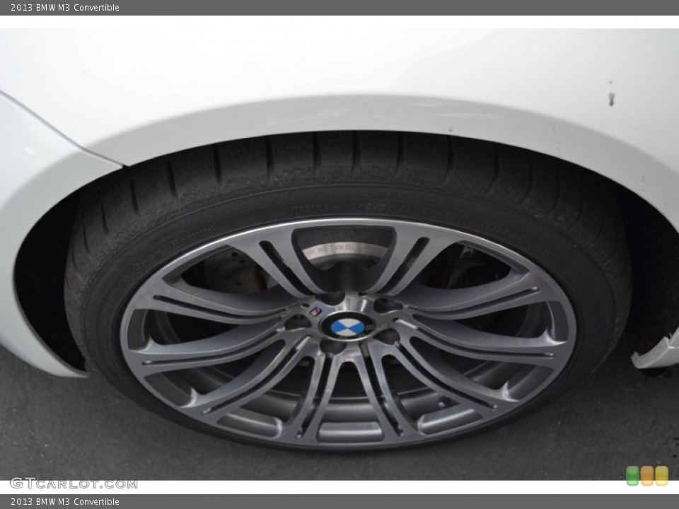 2013 BMW M3 Convertible Wheel and Tire Photo #74329292