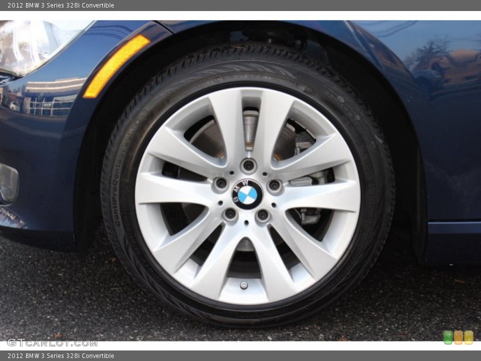 2012 BMW 3 Series 328i Convertible Wheel and Tire Photo #74330873