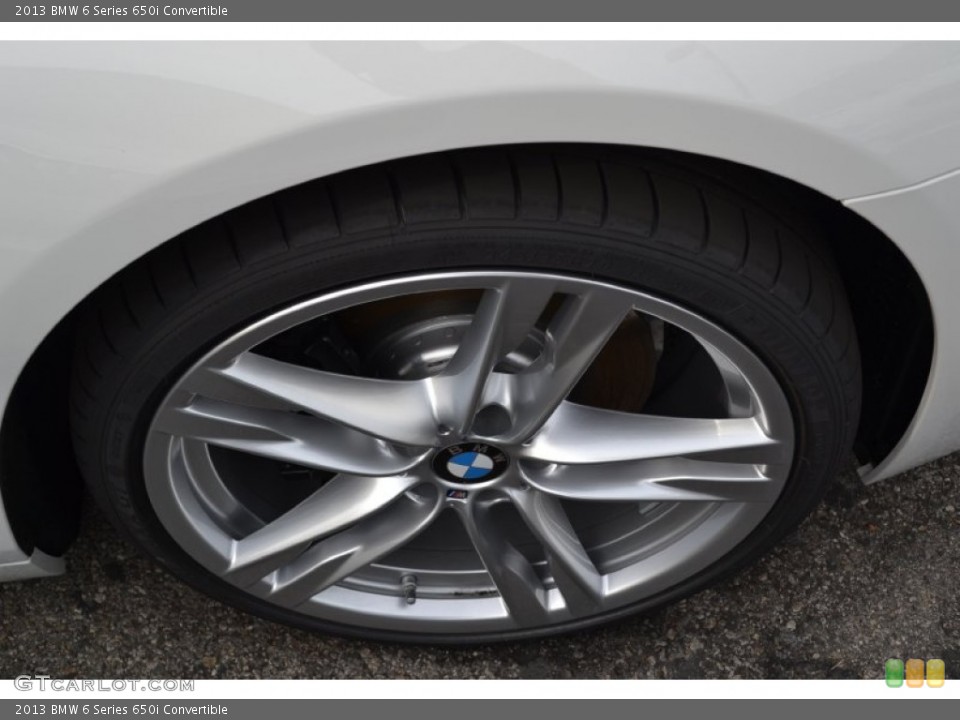 2013 BMW 6 Series 650i Convertible Wheel and Tire Photo #74331095