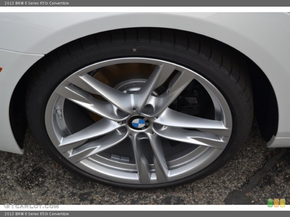 2013 BMW 6 Series 650i Convertible Wheel and Tire Photo #74331232