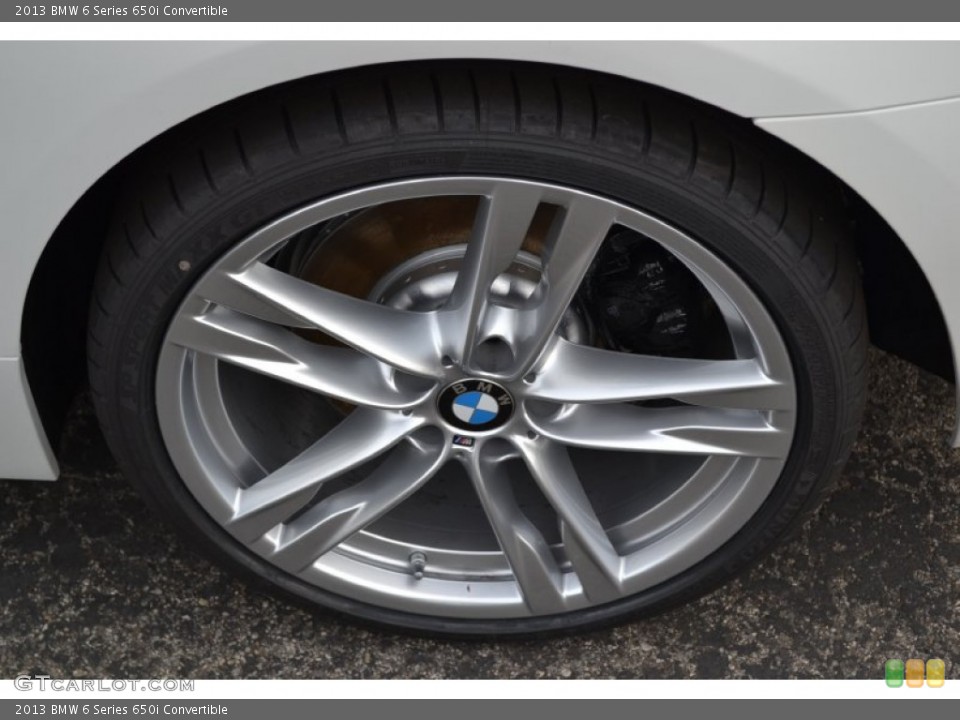 2013 BMW 6 Series 650i Convertible Wheel and Tire Photo #74331258