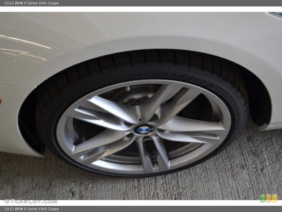 2013 BMW 6 Series 640i Coupe Wheel and Tire Photo #74332207