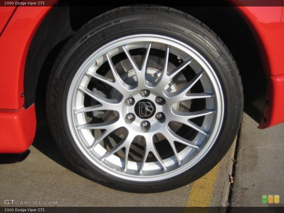2000 Dodge Viper GTS Wheel and Tire Photo #74333516