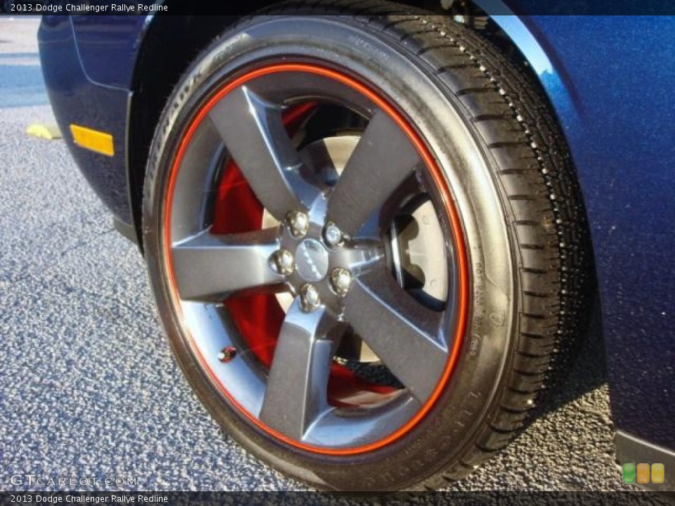 2013 Dodge Challenger Rallye Redline Wheel and Tire Photo #74335675