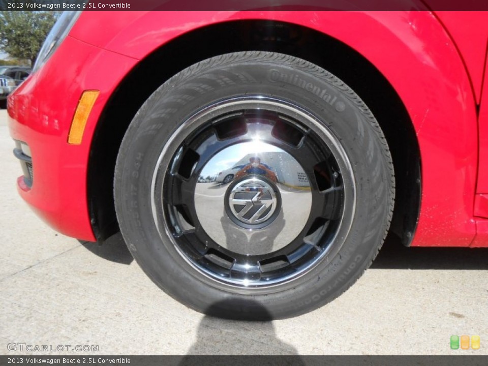 2013 Volkswagen Beetle 2.5L Convertible Wheel and Tire Photo #74336755