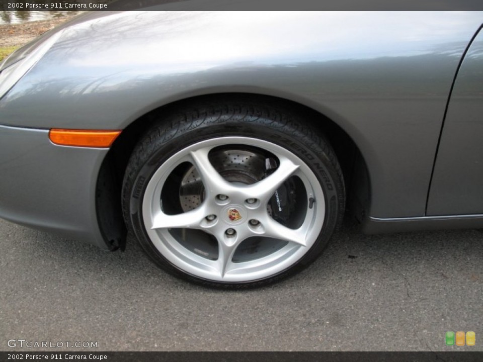 2002 Porsche 911 Carrera Coupe Wheel and Tire Photo #74337766