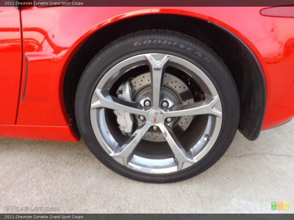 2011 Chevrolet Corvette Grand Sport Coupe Wheel and Tire Photo #74337844