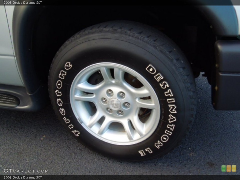 2003 Dodge Durango SXT Wheel and Tire Photo #74340716