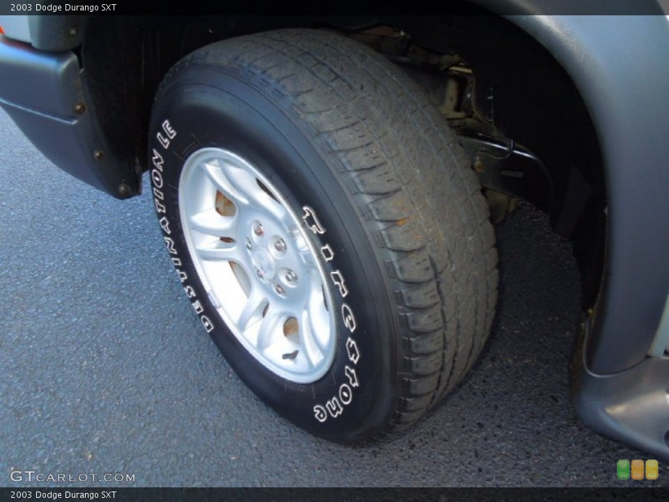 2003 Dodge Durango SXT Wheel and Tire Photo #74340749