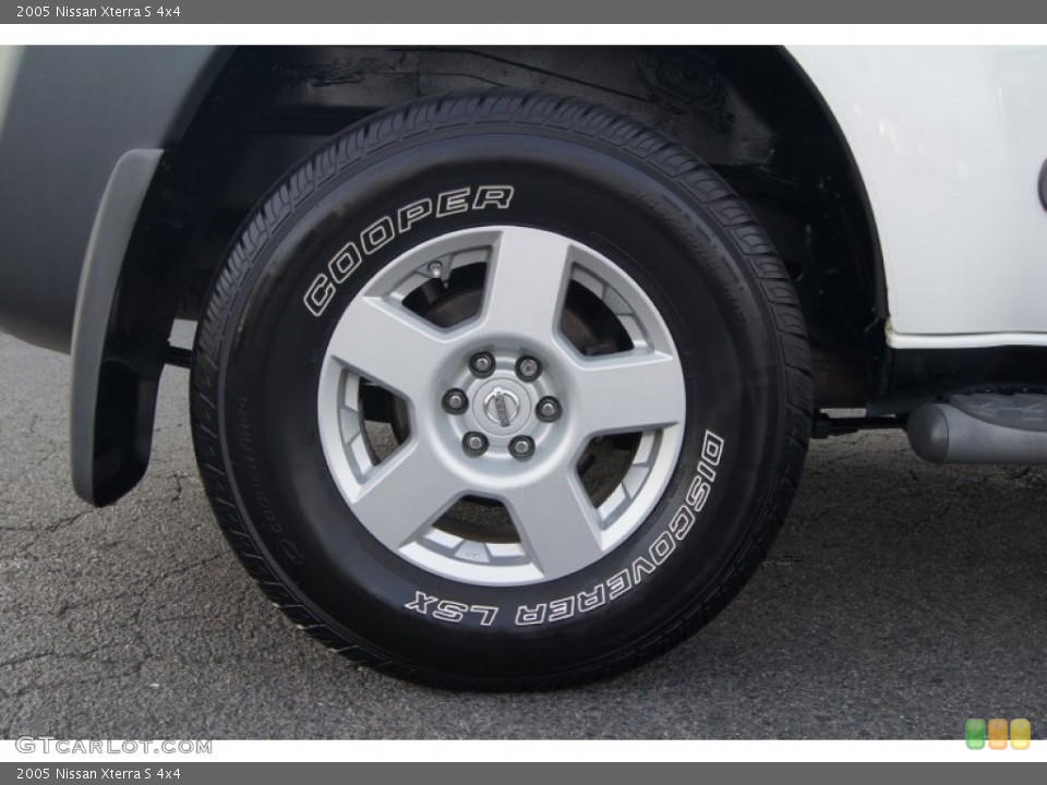 2005 Nissan Xterra S 4x4 Wheel and Tire Photo #74340899