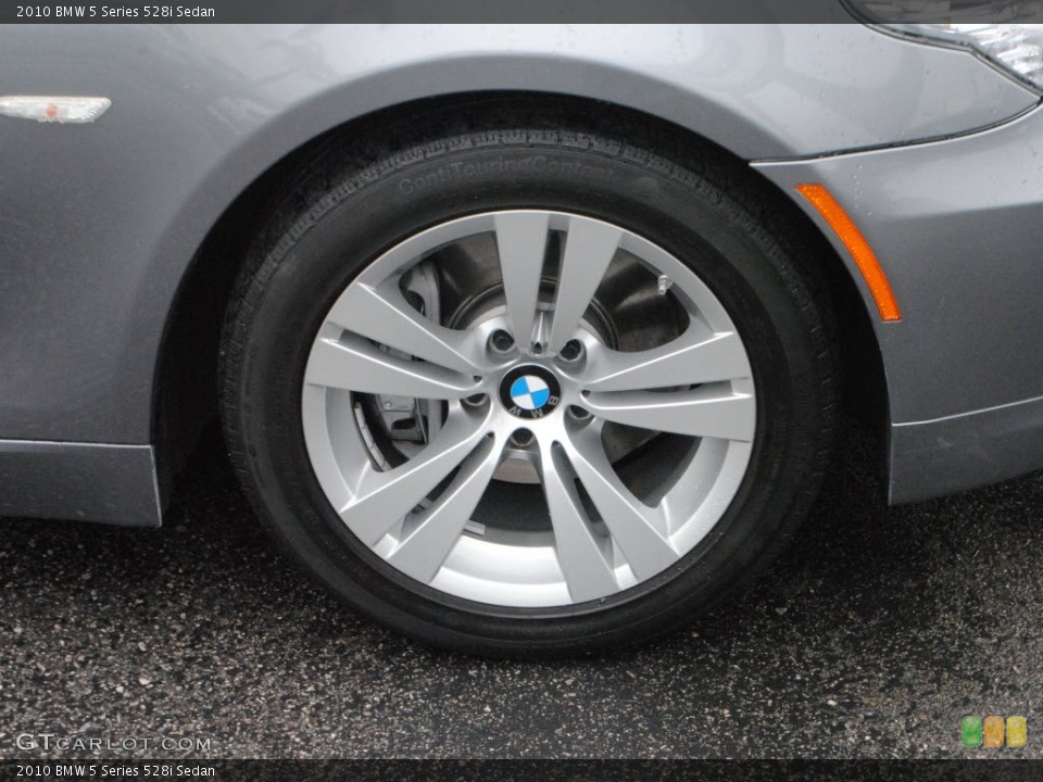 2010 BMW 5 Series 528i Sedan Wheel and Tire Photo #74341093