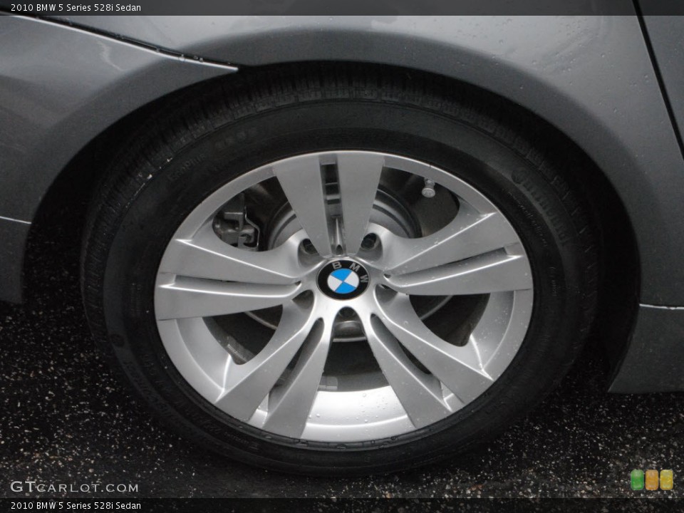 2010 BMW 5 Series 528i Sedan Wheel and Tire Photo #74341207