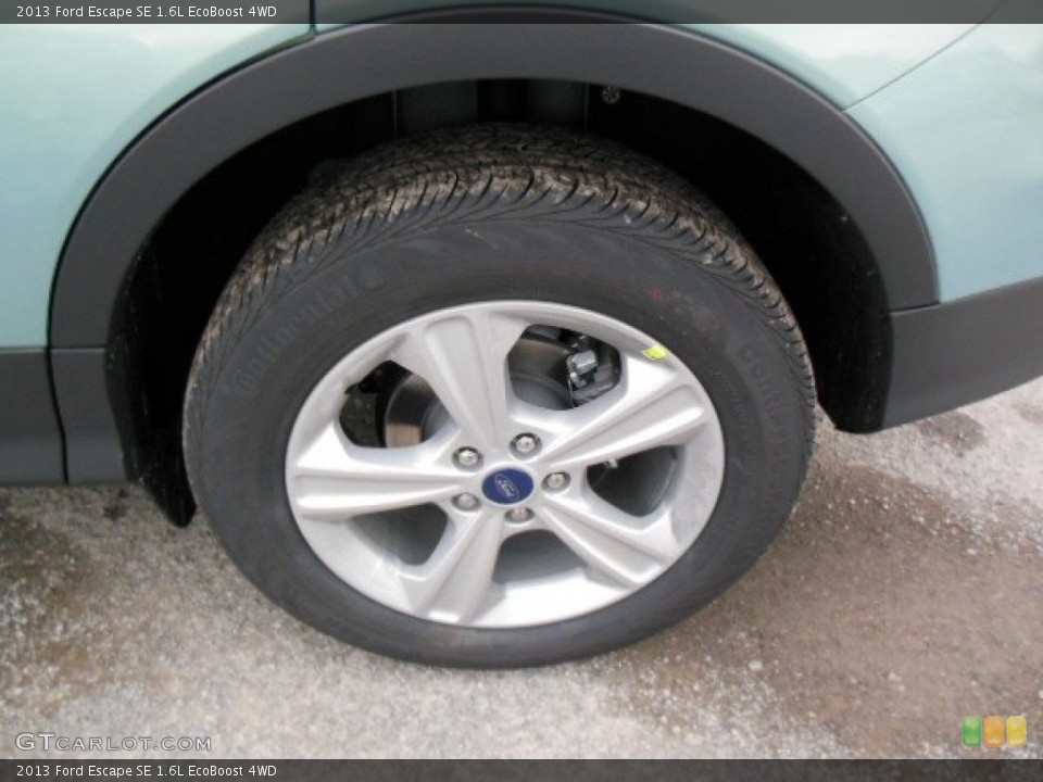 2013 Ford Escape SE 1.6L EcoBoost 4WD Wheel and Tire Photo #74343005