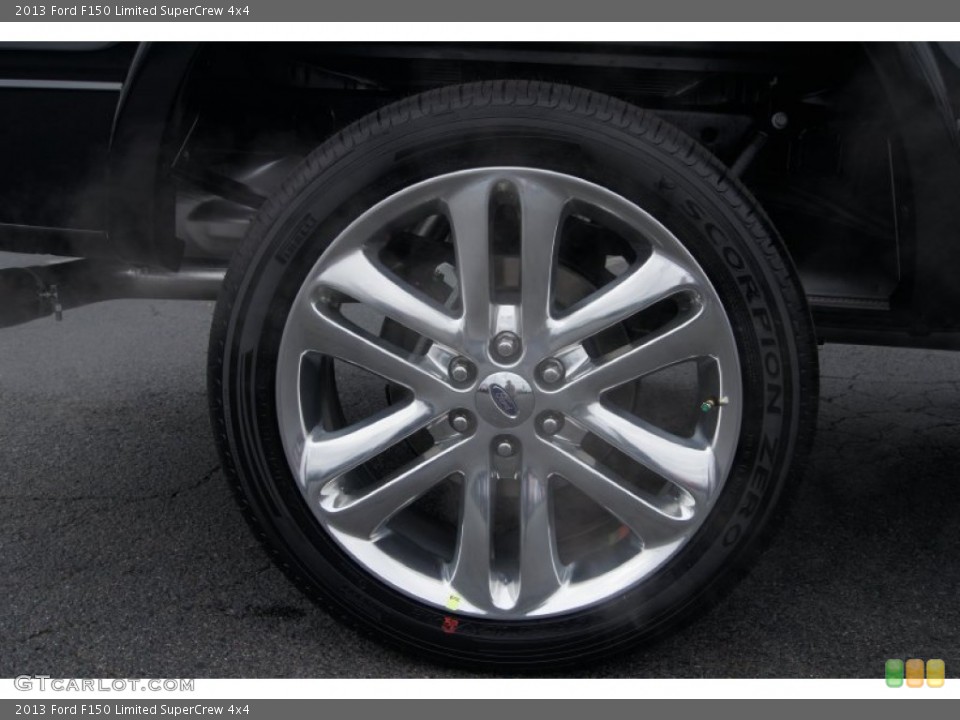 2013 Ford F150 Limited SuperCrew 4x4 Wheel and Tire Photo #74345557