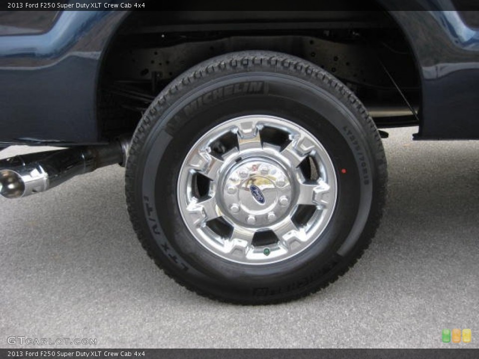 2013 Ford F250 Super Duty XLT Crew Cab 4x4 Wheel and Tire Photo #74345612