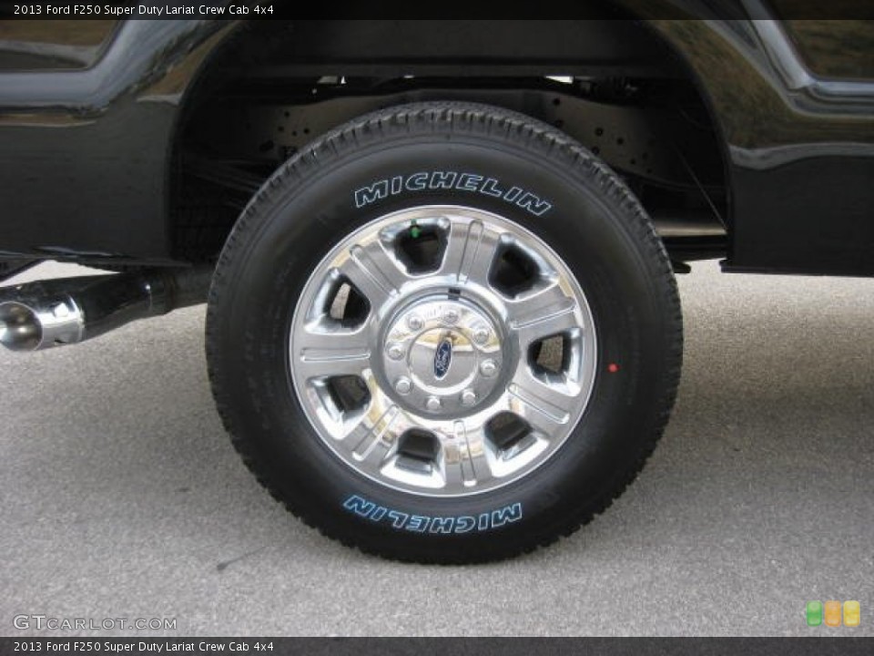 2013 Ford F250 Super Duty Lariat Crew Cab 4x4 Wheel and Tire Photo #74346128
