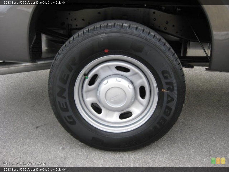 2013 Ford F250 Super Duty XL Crew Cab 4x4 Wheel and Tire Photo #74346758