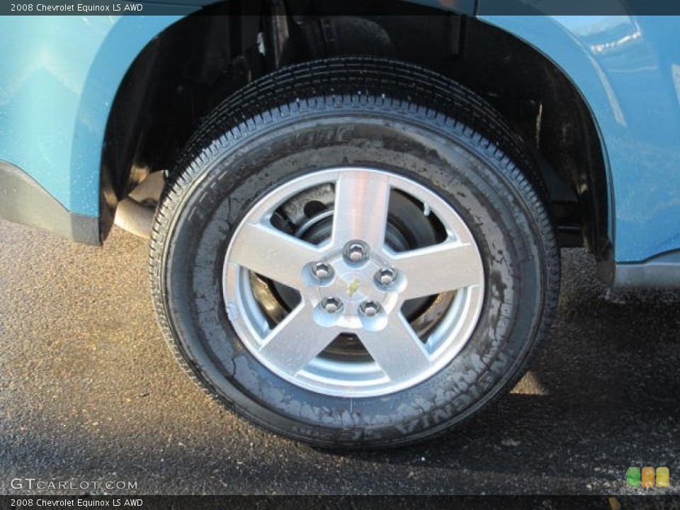 2008 Chevrolet Equinox LS AWD Wheel and Tire Photo #74347211