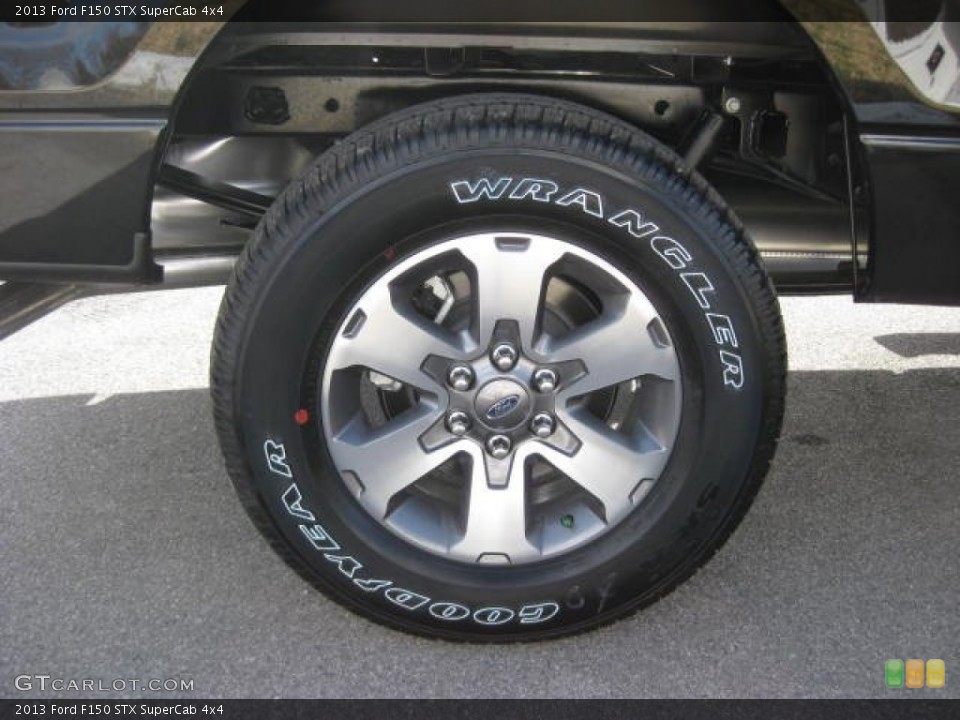 2013 Ford F150 STX SuperCab 4x4 Wheel and Tire Photo #74348234